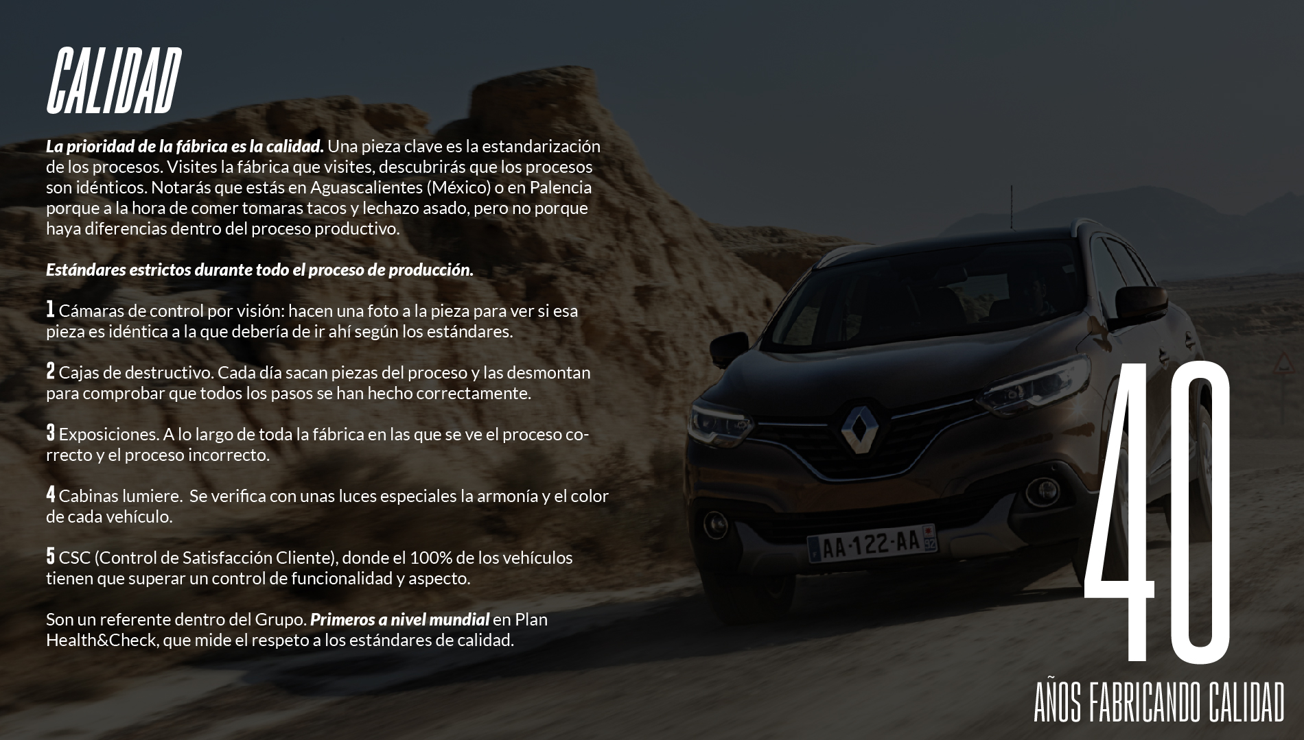 40 años fabricando calidad en Renault Palencia